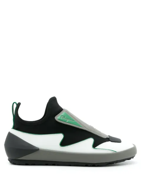 Ferragamo colourblock slip-on sneakers