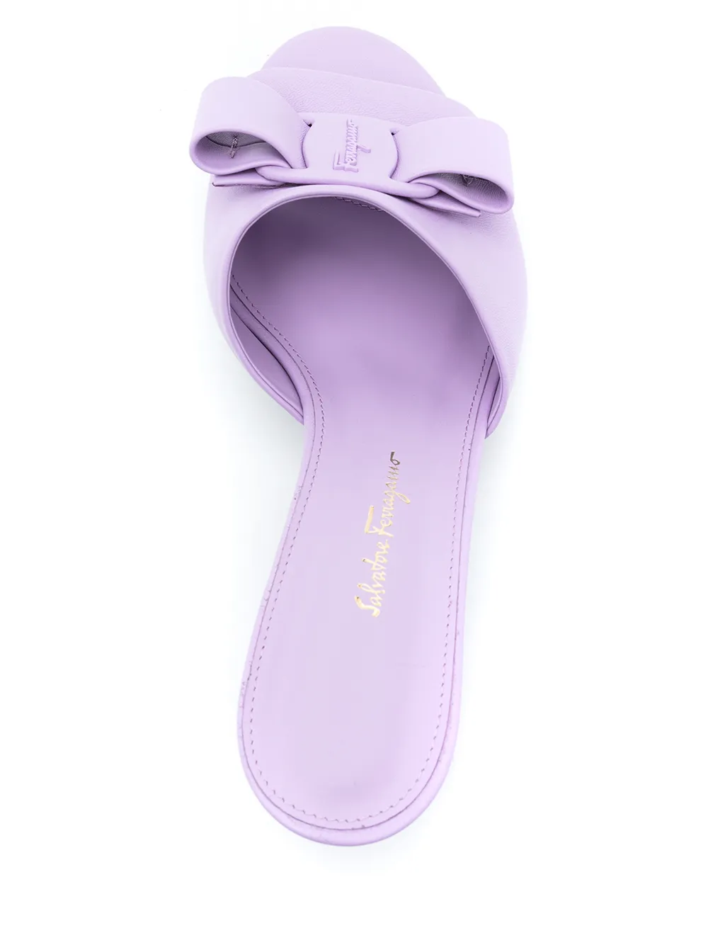 Ferragamo Sandalen met gesp Paars