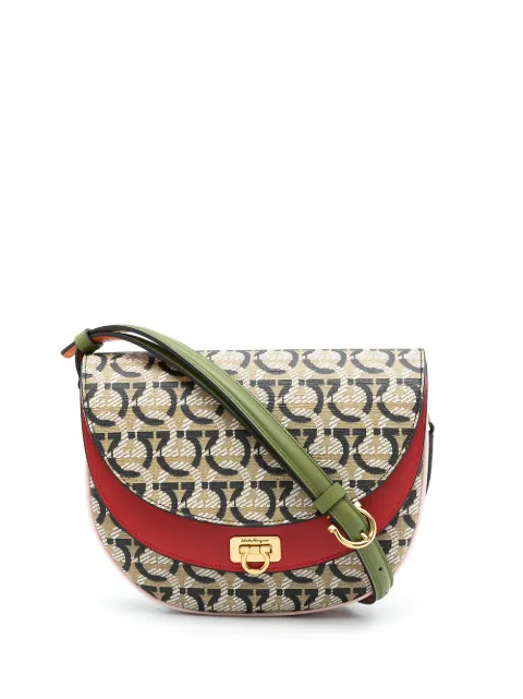 Salvatore Ferragamo Bolsa tiracolo estampada