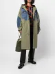 ROMEO HUNTE denim-panel trench coat