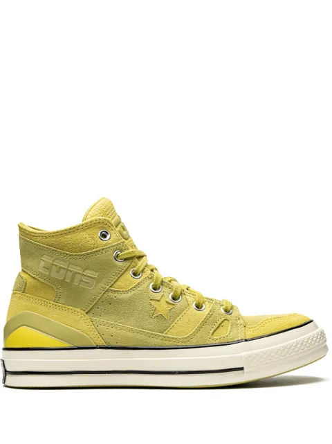 yellow high top trainers
