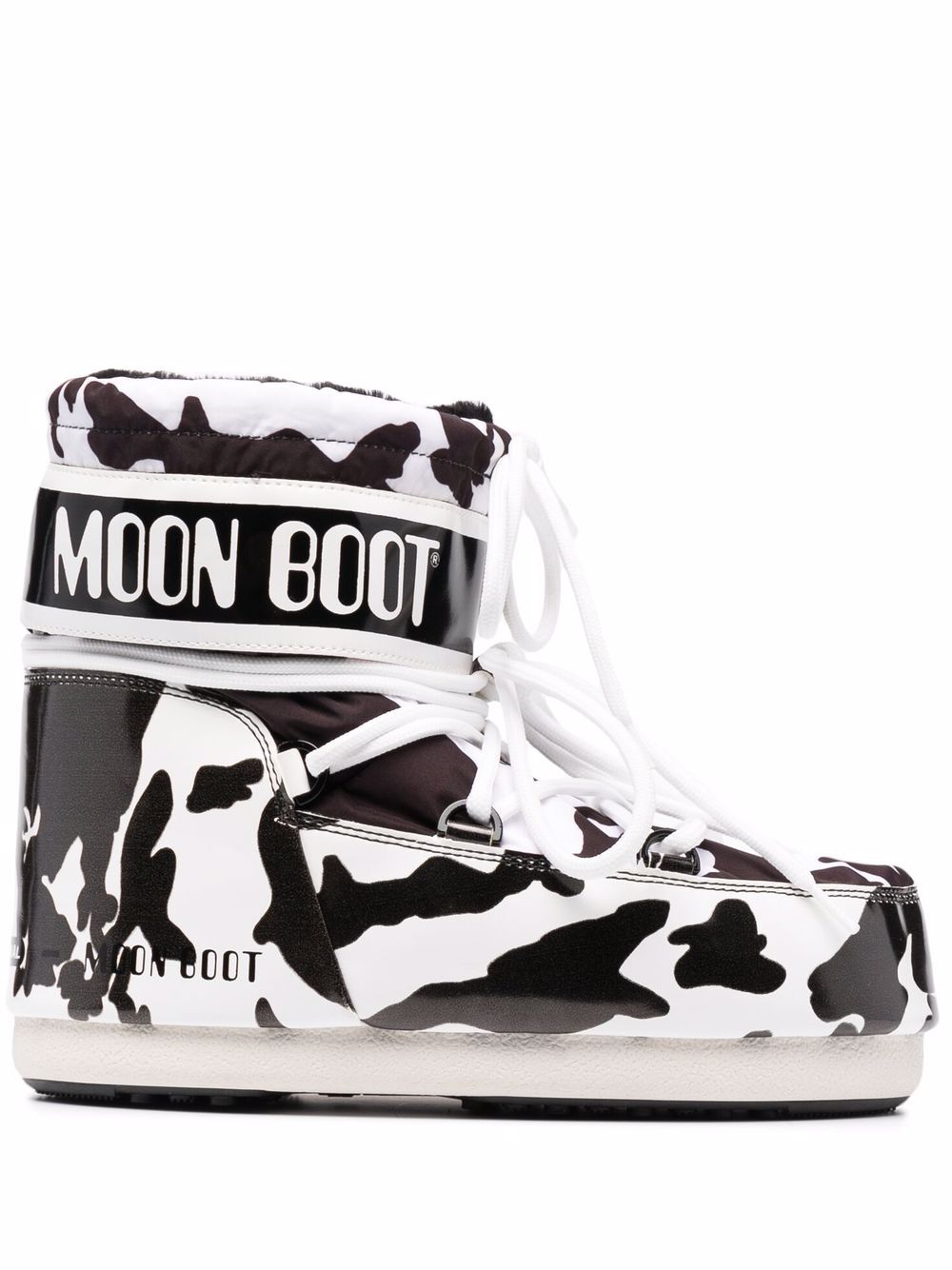 фото Moon boot сапоги mars с анималистичным принтом