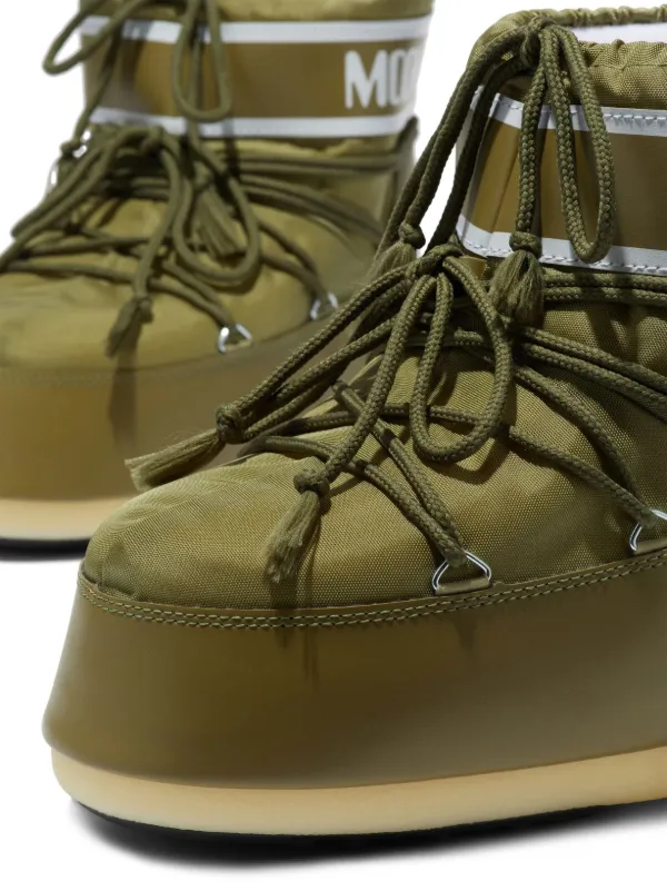 Moon Boot Icon Low Snow Boots | Green | FARFETCH