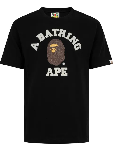 A BATHING APE® t-shirt Glass Beads College