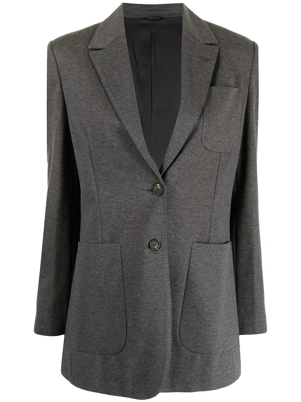 

Brunello Cucinelli blazer con solapas de muesca - Gris