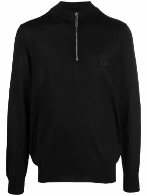 1017 ALYX 9SM Elevated half-zip Sweater | Black | FARFETCH