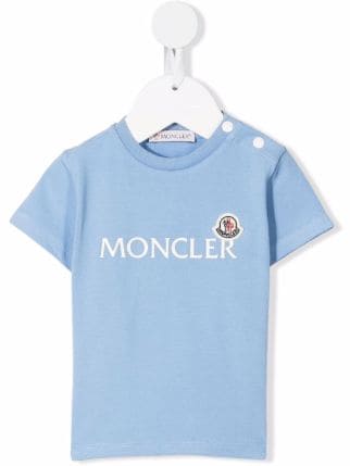 Moncler logo-patch Cotton T-shirt - Farfetch