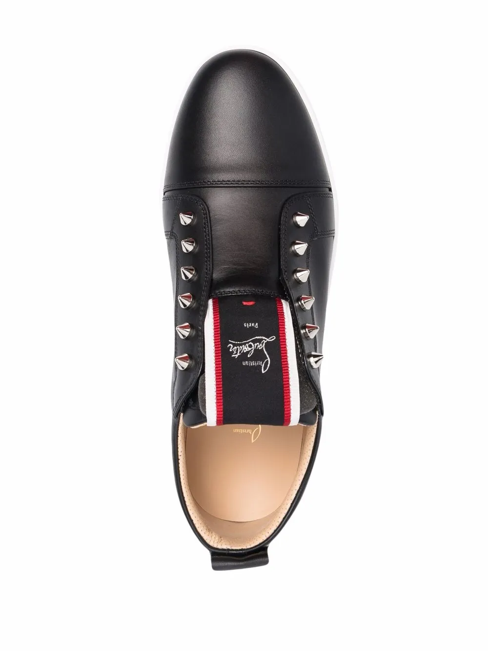 Christian Louboutin F.A.V Fique A Vontade Leather Sneakers