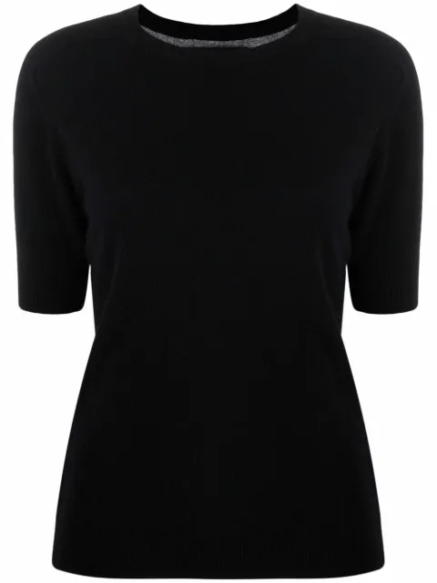 Lisa Yang short-sleeve cashmere top