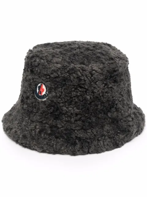 Moncler logo-patch Bucket Hat - Farfetch