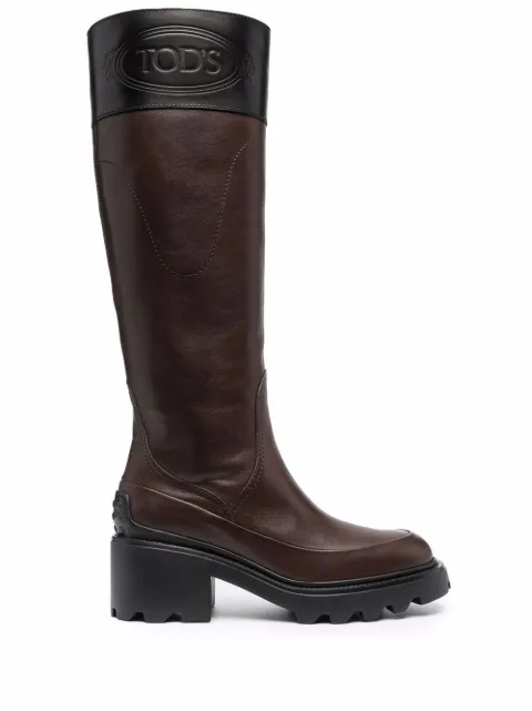 Tod's botas con logo grabado