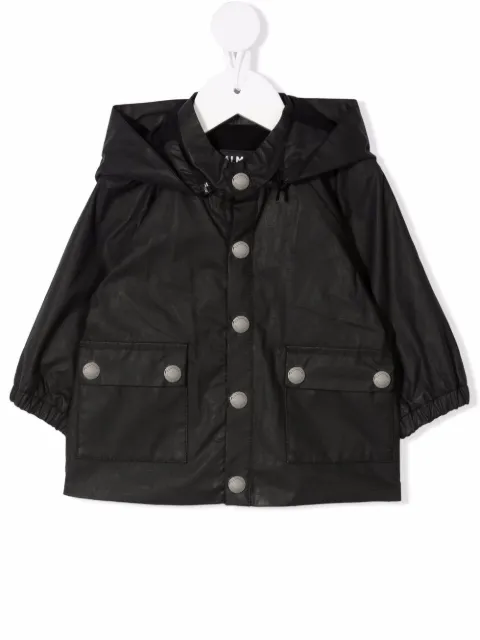 Balmain Kids معطف مطر بأزرار