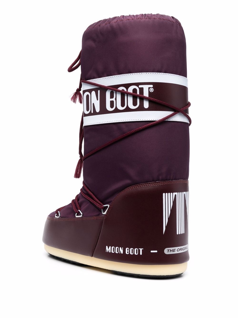 фото Moon boot kids сапоги icon junior burgundy nylon