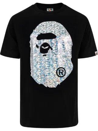 A BATHING APE® Aurora Big Ape Head T-shirt - Farfetch