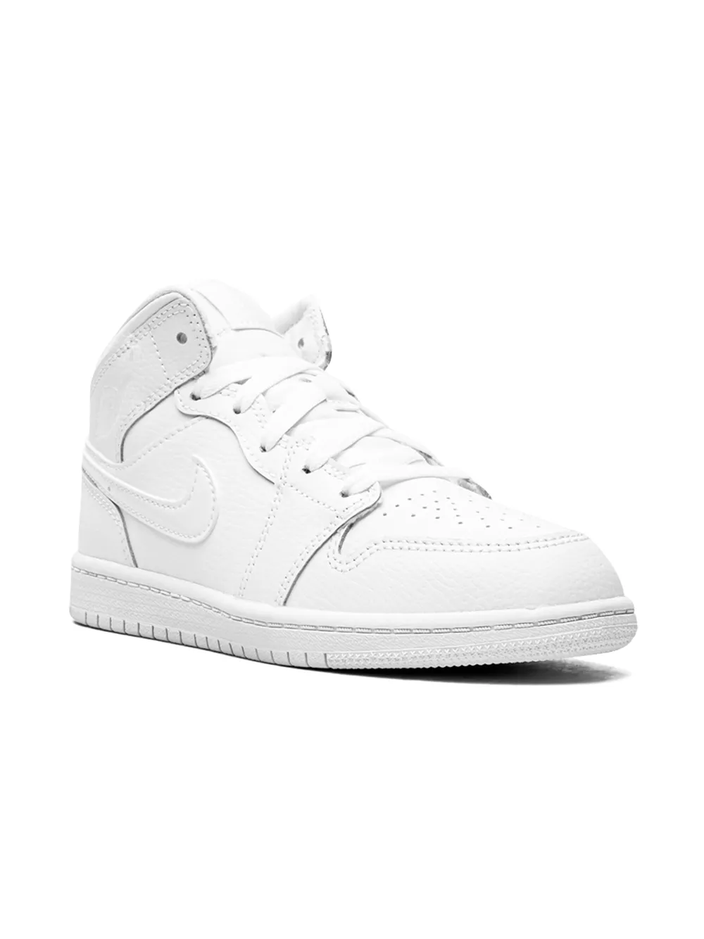 

Jordan Kids tenis Air Jordan 1 Mid - Blanco