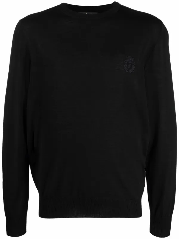 Shop Billionaire logo embossed crew 