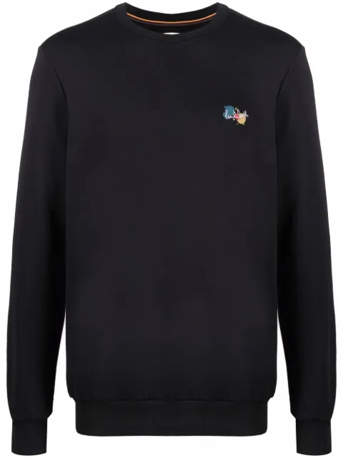 Paul Smith logo-print crew-neck sweatshirt