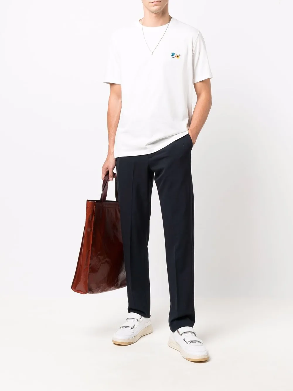 фото Paul smith футболка из органического хлопка с логотипом