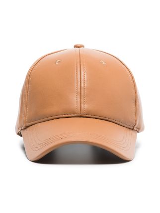 STAND STUDIO Cia Faux Leather Cap - Farfetch