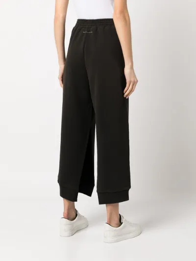 split-cuff cotton track pants | MM6 