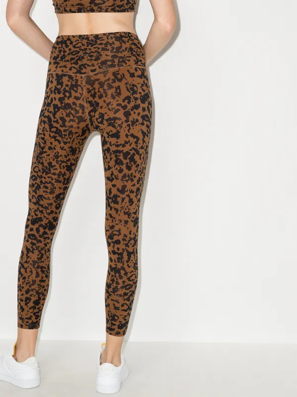 high waisted leopard pants