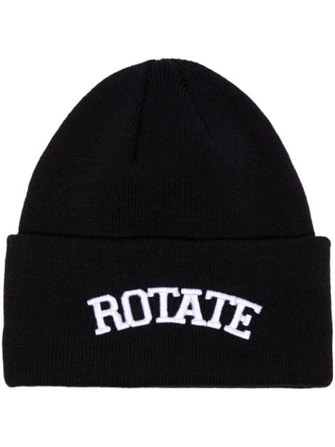 ROTATE BIRGER CHRISTENSEN Abbie logo-embroidered beanie