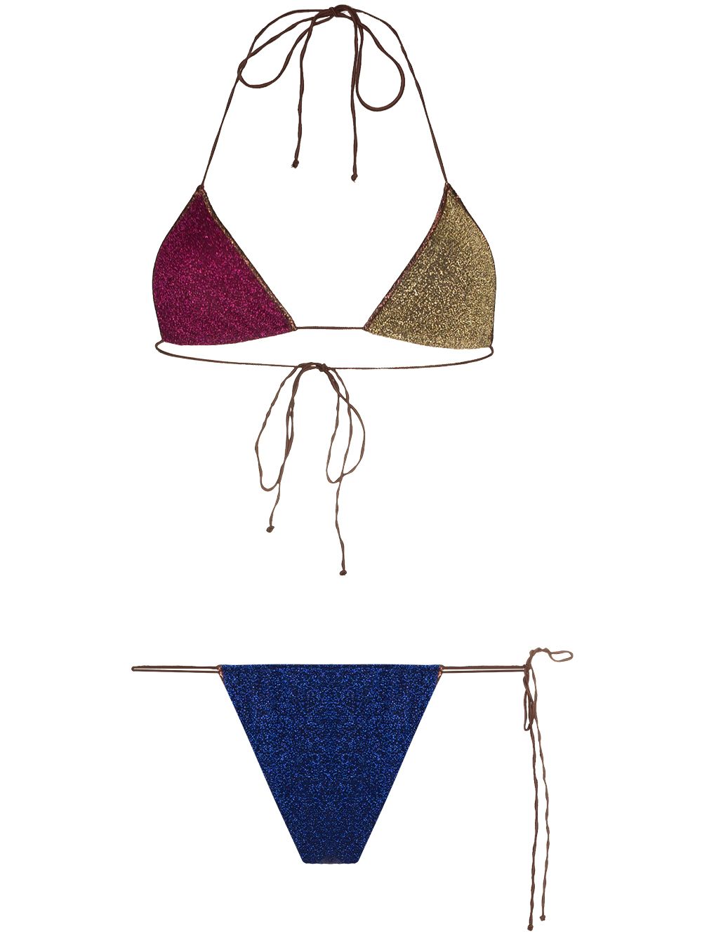 Oséree Lumière Lurex Micro Bikini Set - Farfetch