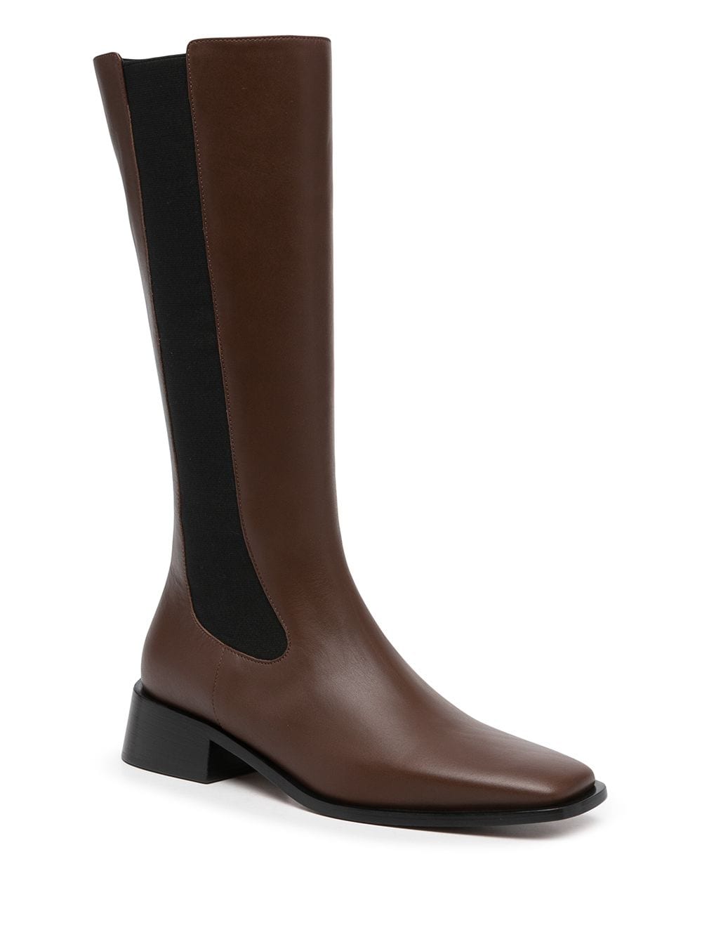 Shop Neous Elasticated Side-panel Boots In Brown