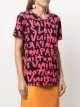 Louis Vuitton pre-owned Graffiti print V-neck T-shirt