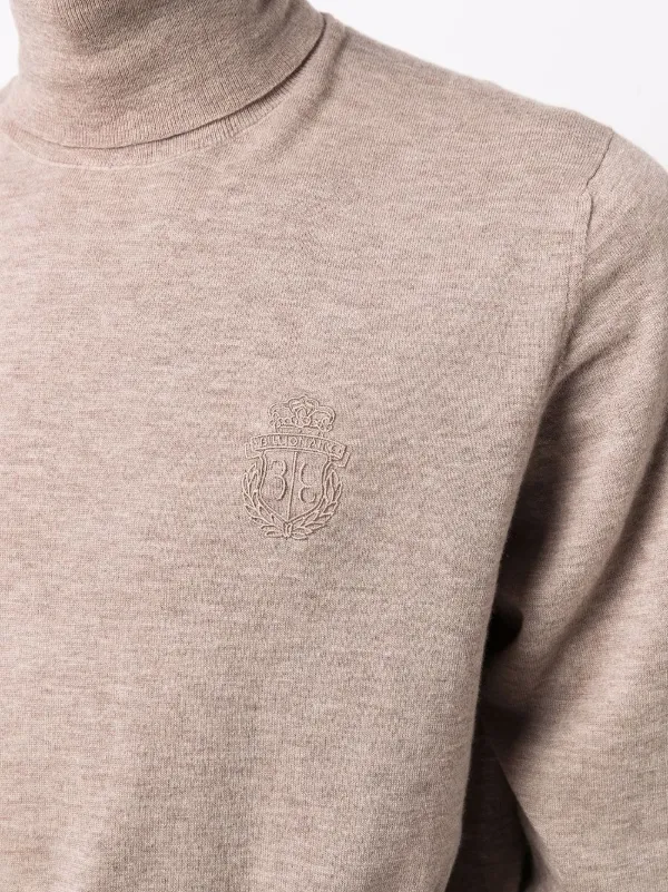 Billionaire fine knit turtleneck jumper 