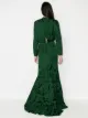 Silvia Tcherassi Albarella long-sleeve jacquard gown