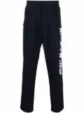 Moschino Symbols stretch-gabardine trousers - Blue