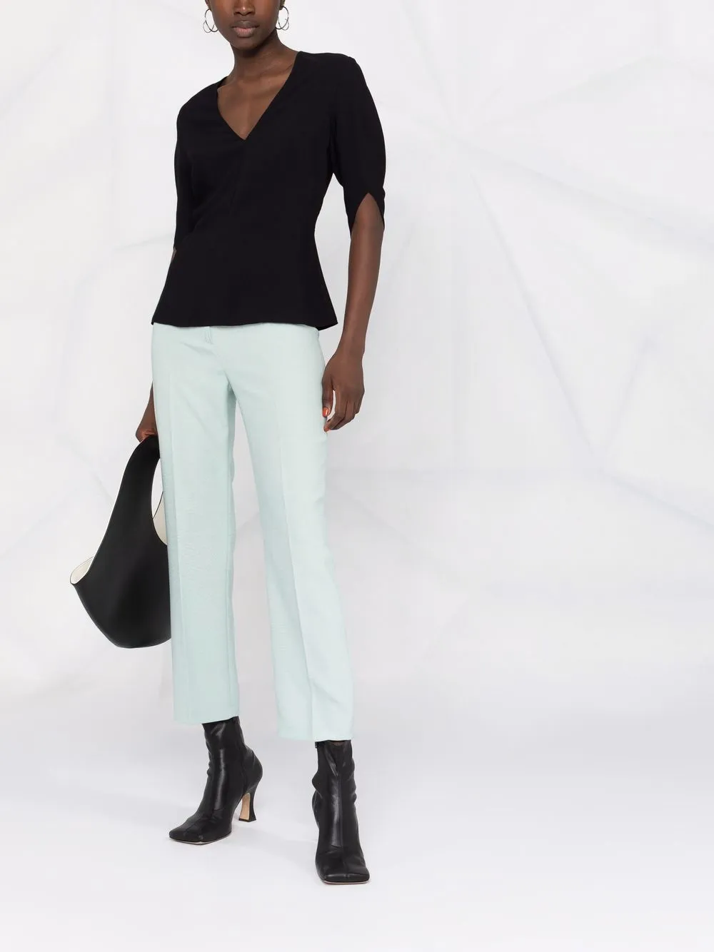 Image 2 of Stella McCartney Melody V-neck peplum blouse