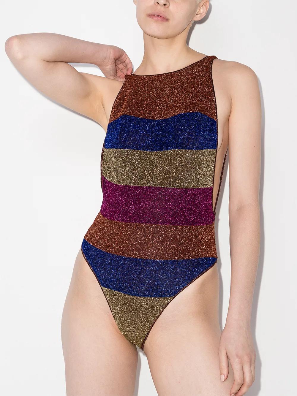 One-piece swimsuit Louis Vuitton Multicolour size 36 FR in Lycra