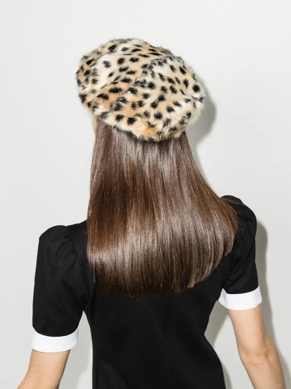 STAND STUDIO Freja leopard-print faux 