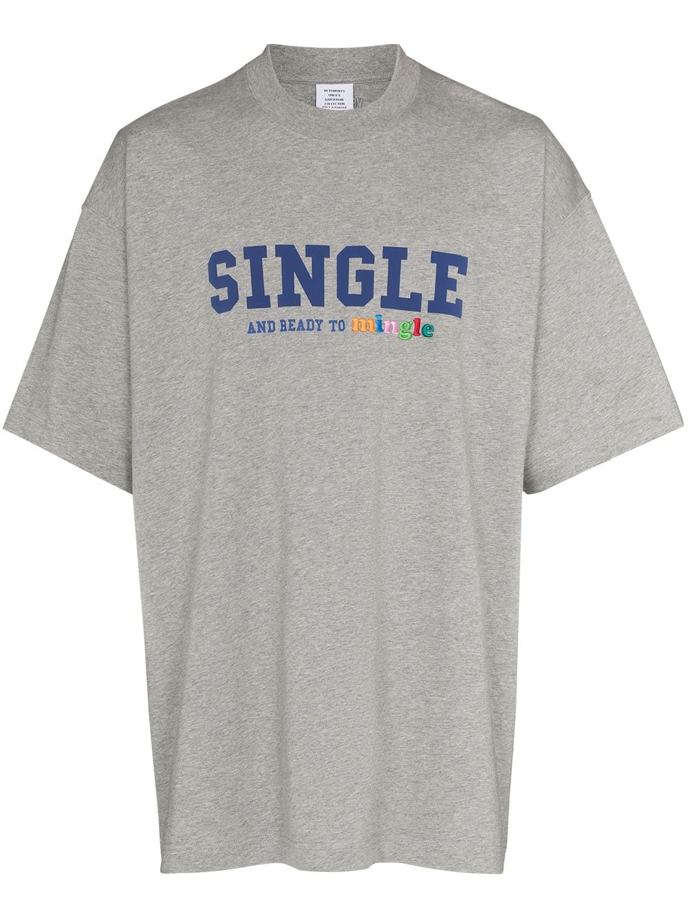 Single-print oversized T-shirt