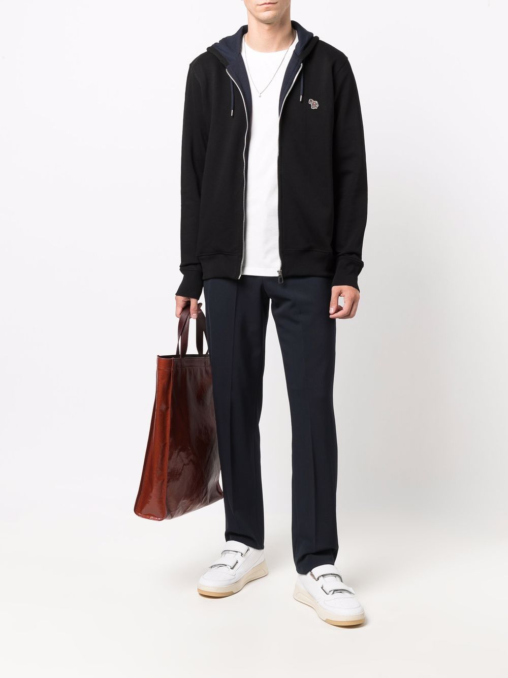 PS Paul Smith Hoodie met rits - Zwart