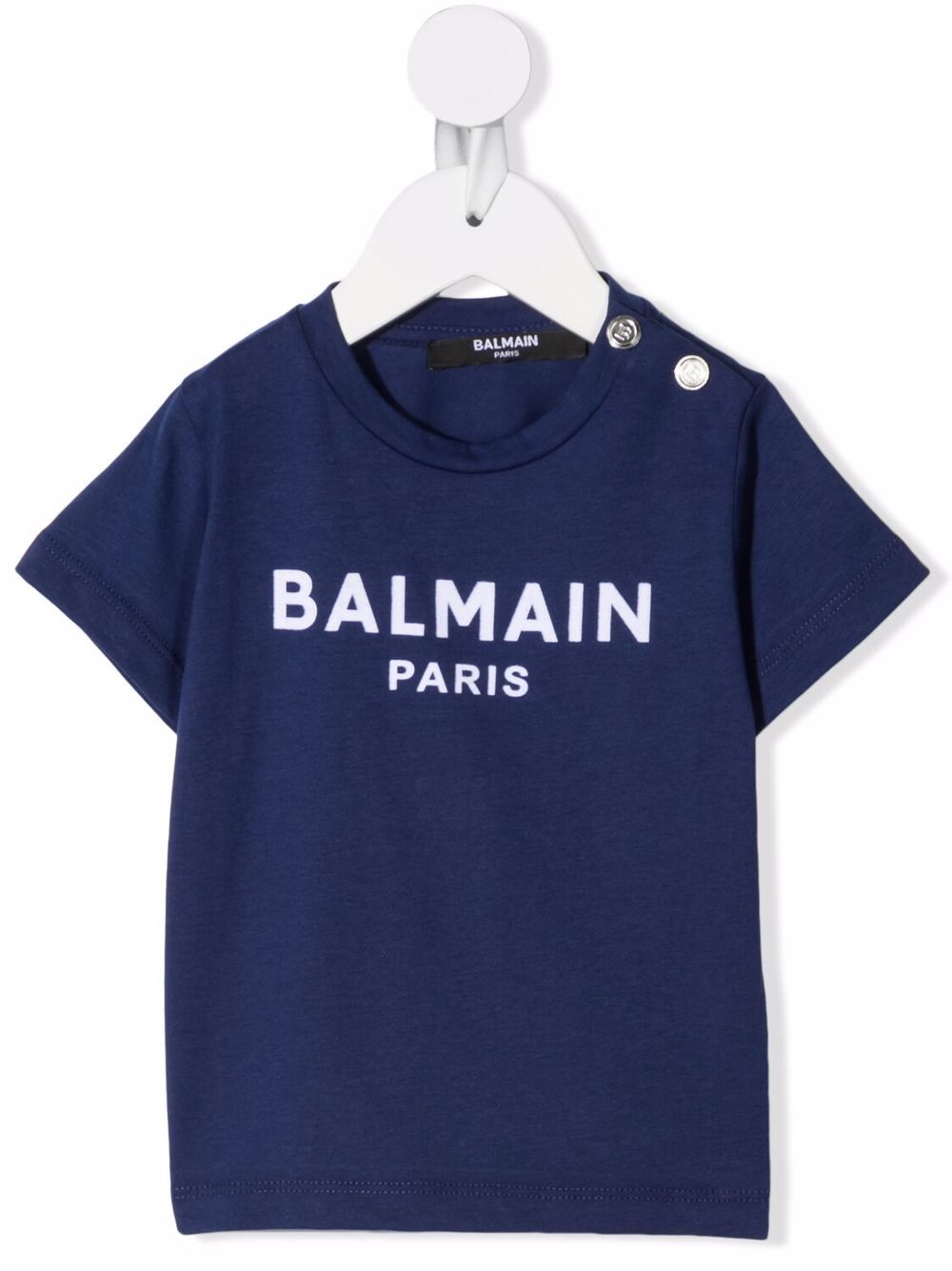 фото Balmain kids футболка с логотипом