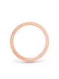 Maison Margiela hammered-effect hoop earring - Gold