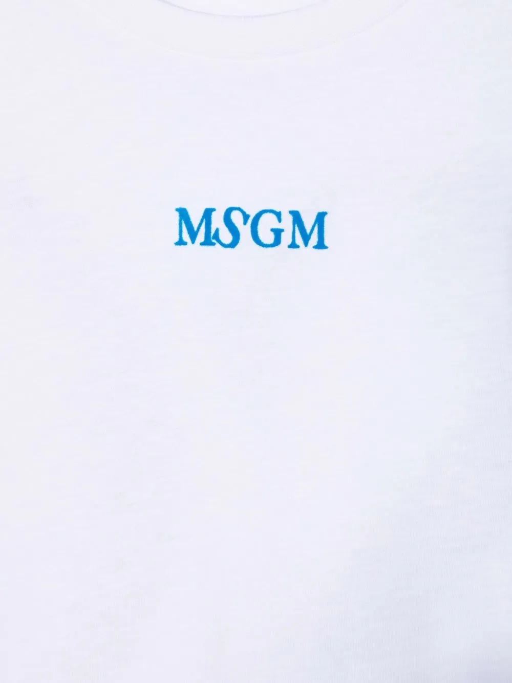 фото Msgm kids футболка с длинными рукавами и логотипом