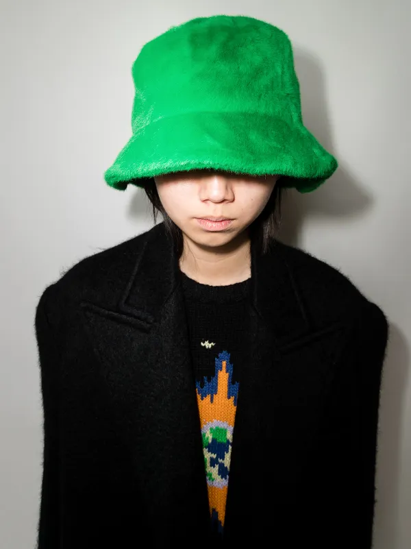 STAND STUDIO Wera faux-fur Bucket Hat 