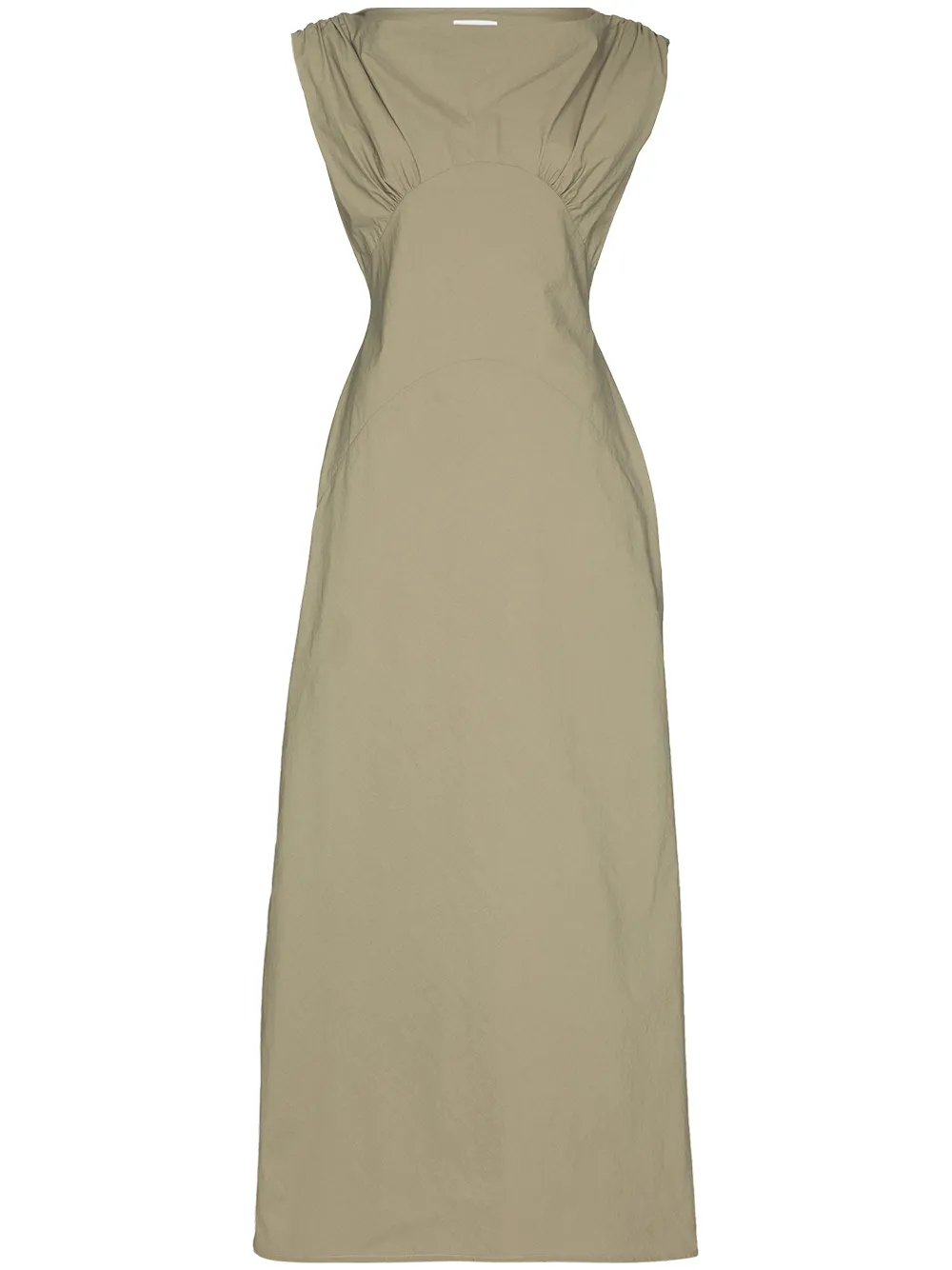 Paris Georgia Raina ruched poplin dress