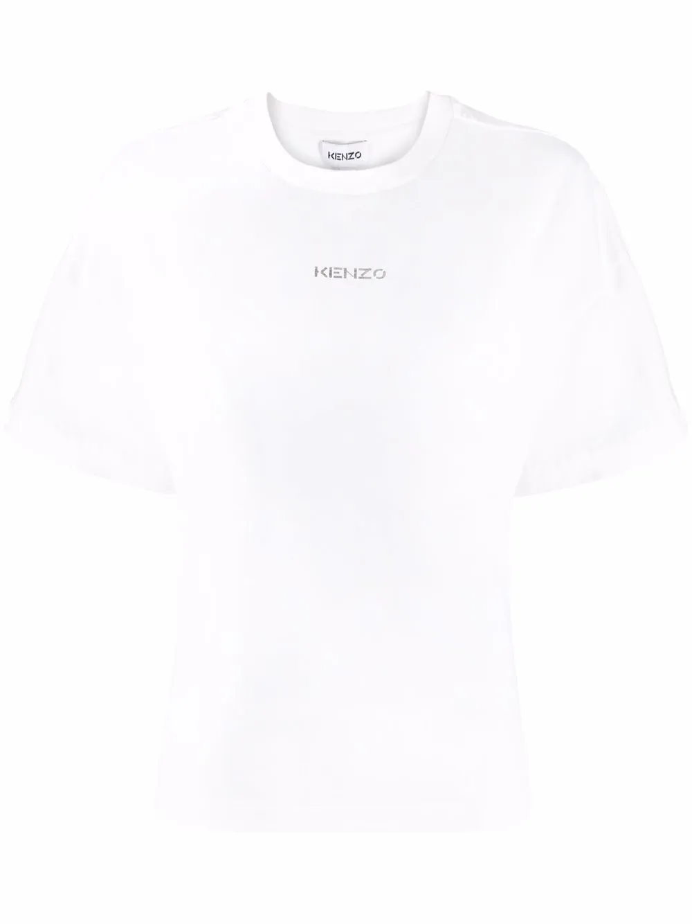 

Kenzo playera oversize con logo estampado - Blanco