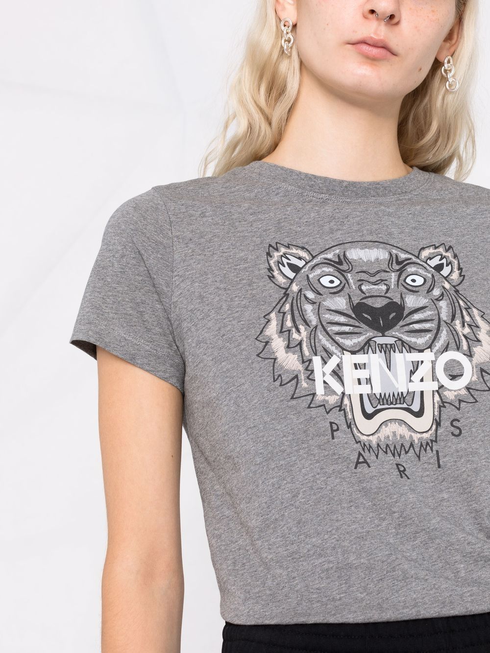 фото Kenzo футболка с принтом tiger