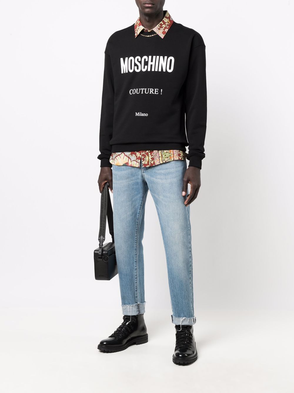 фото Moschino толстовка с логотипом