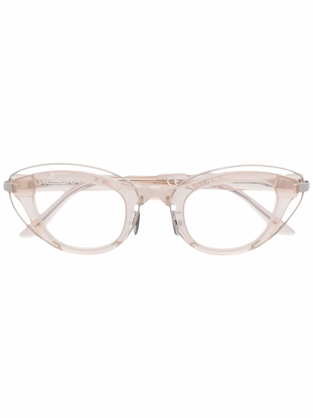 фото Kuboraum cat eye-frame glasses