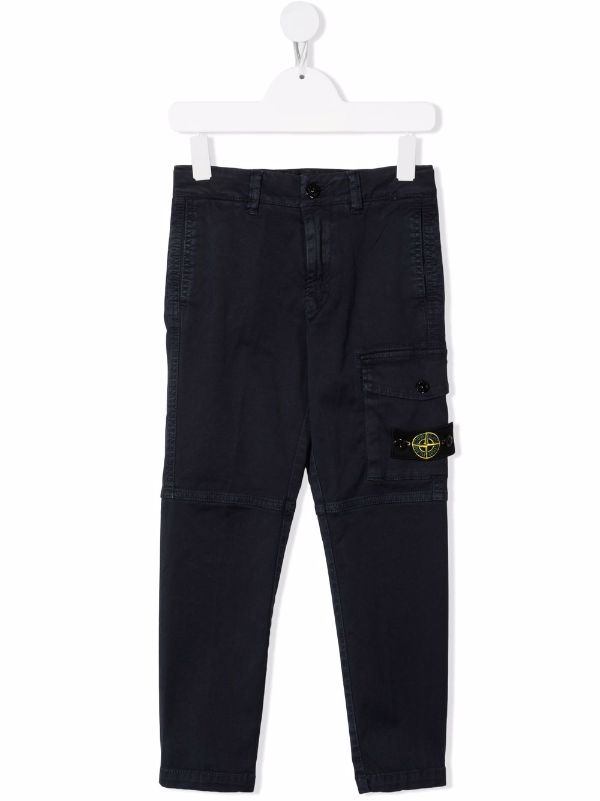 Stone Junior Panelled Cargo Trousers - Farfetch