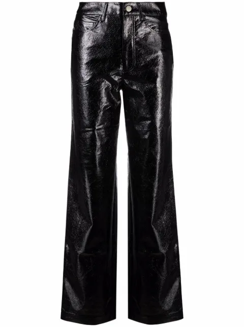 ROTATE BIRGER CHRISTENSEN Rotie faux leather trousers