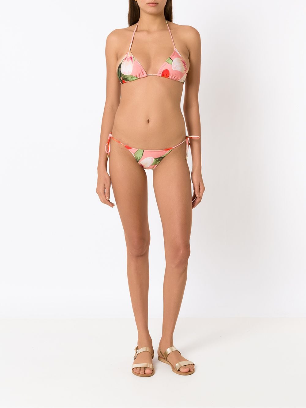 Lenny Niemeyer Bikinislip met bloemenprint - Roze