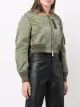sacai cropped bomber jacket